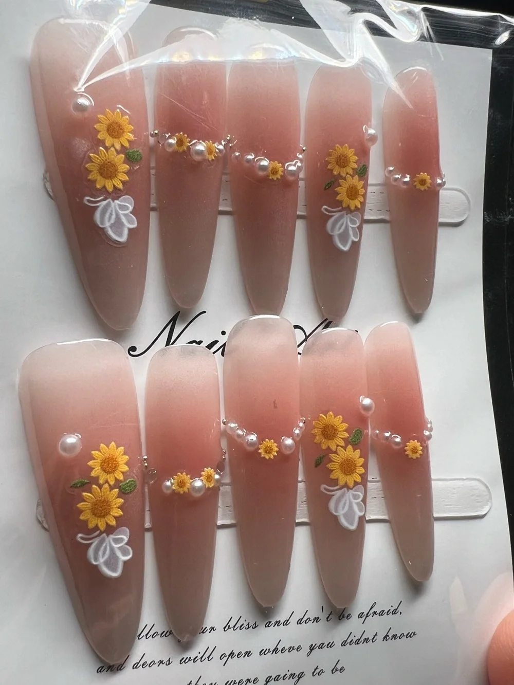N/A peach ombre